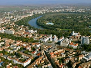 Stadt Arad in Rumänien