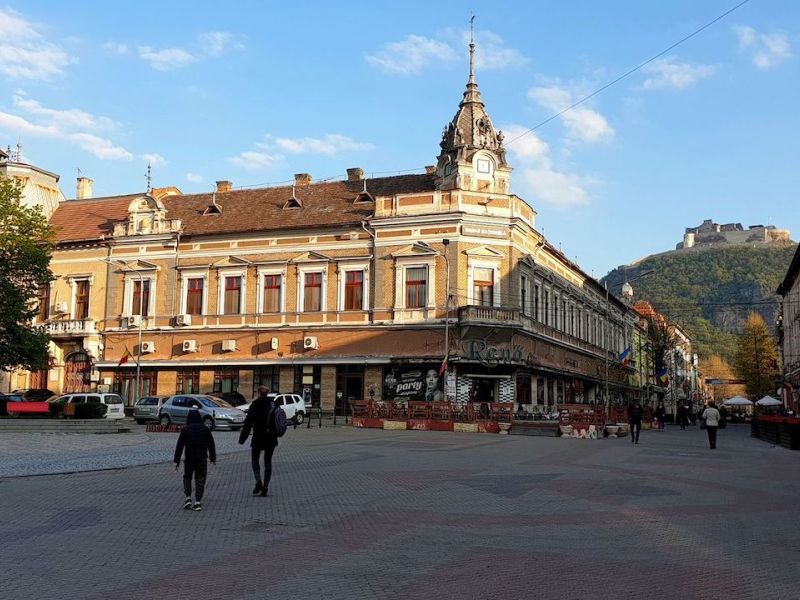 Stadt Diemrich (Deva) in Rumänien