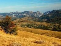 Siebenbürgischen Erzgebirge (Munții Metaliferi) in Rumänien